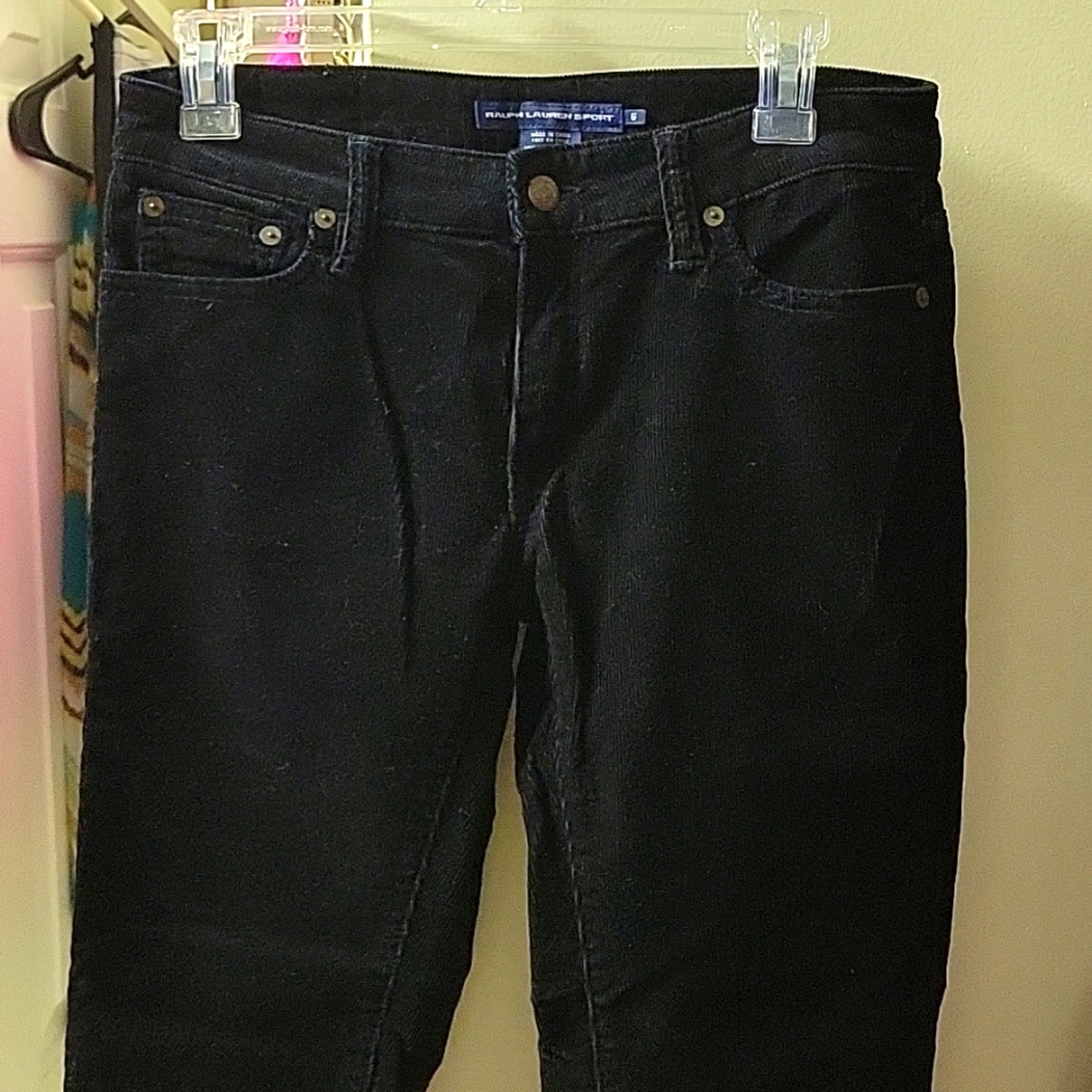 Ralph Lauren Black Corduroy Pants